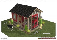 M114 - Chicken Coop Plans Construction - Chicken Coop Design - How To Build A Chicken Coop_03